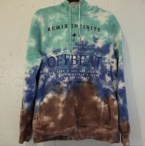 Ofbeat Tie-Dye Graphic Hoodie